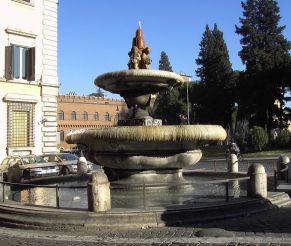 Fountain on d'Aracoeli, Rome