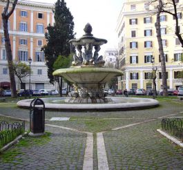 Fountain at Piazza dei Quiriti, Rome