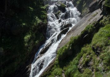 Waterfall Cascata di Lenteney, La Salle