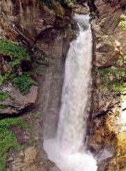 Waterfall Cascata del Sesia, Alagna Valsesia Commune