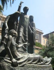 Statue in Santa Marta Hospital, Catania