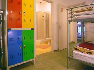 Bed in 6-Bed Male Dormitory Room