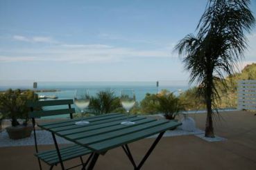 Superior Double Room with Terrace and Sea view 