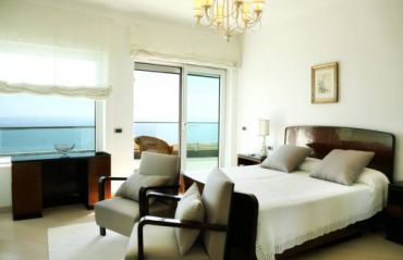 Двухместный номер с 1 кроватью, балконом и видом на море
