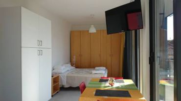 Двухместный номер-студио с 1 кроватью или 2 отдельными кроватями, балкон